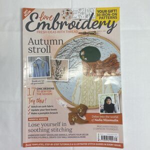 Love Embroidery and Broderie autumn stroll issue 31 2022